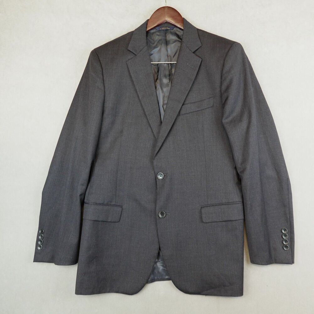 Brooks Brothers 1818 Blazer 40R W34 Fitzgerald Estrato Wool Makers Merchant USA